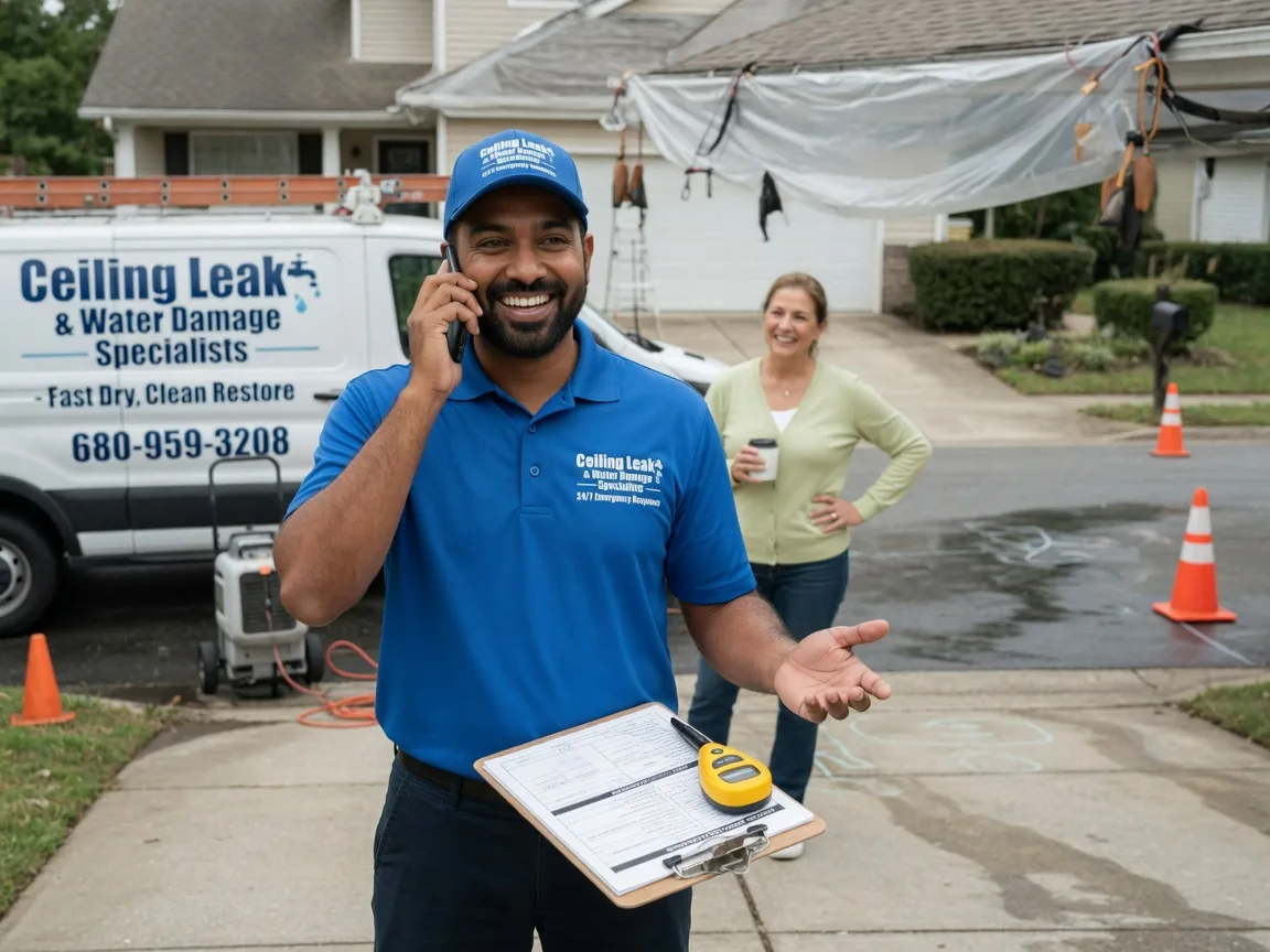 Ceiling Leak Cleanup Hendersonville, NC FAQs
